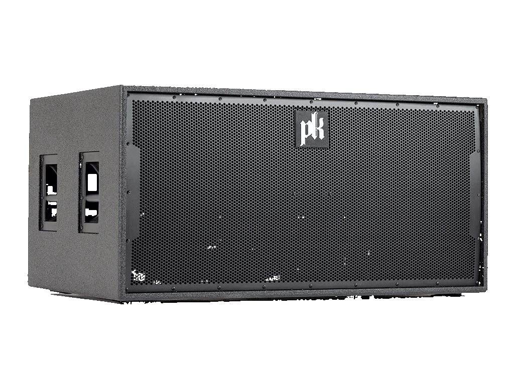 A PK Sound CX800 dual 18-inch subwoofer.